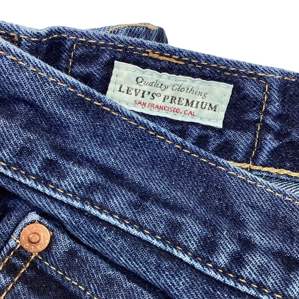 Levi’s Premium Capital E Stay Loose Cropped Jeans Blue